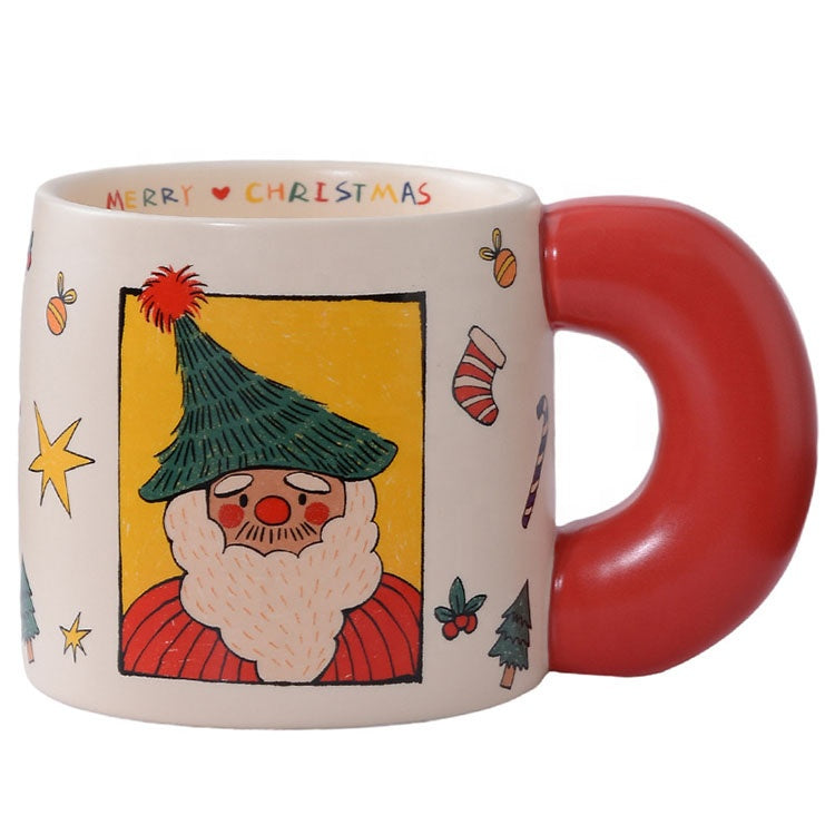 Cup with Christmas Gift Box