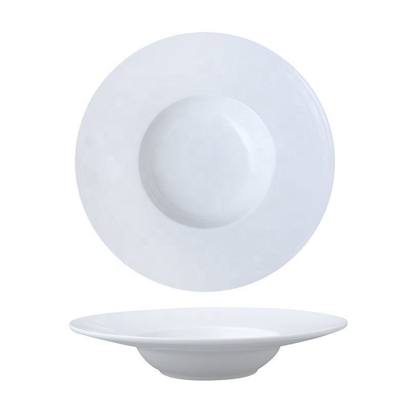 Ceramic Porcelain Round Soup Plate
