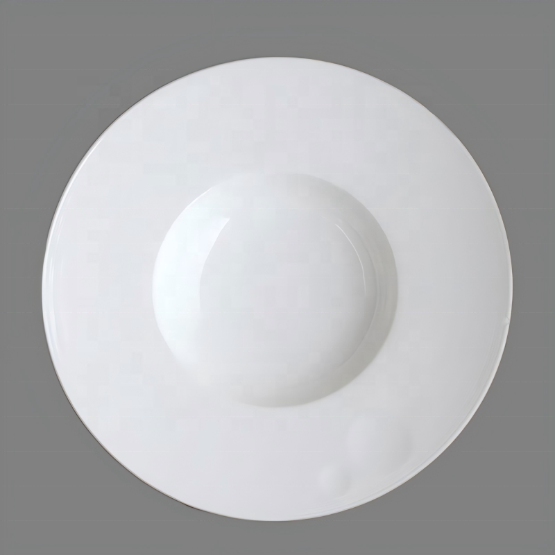Ceramic Porcelain Round Soup Plate