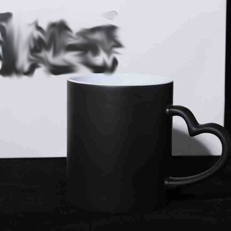 11oz Mugs with Heart Handle