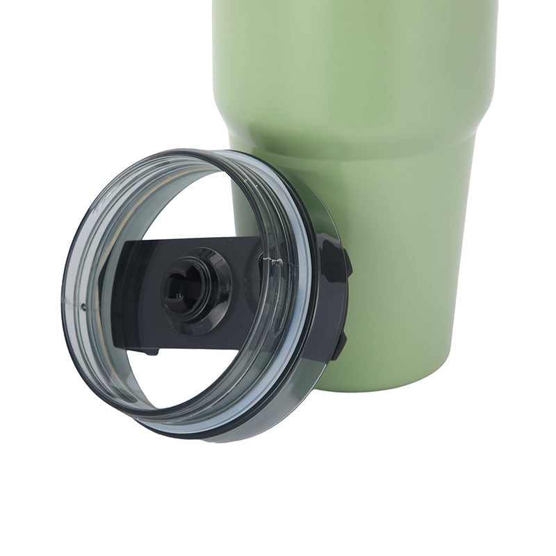 Mug With Lid and Straw